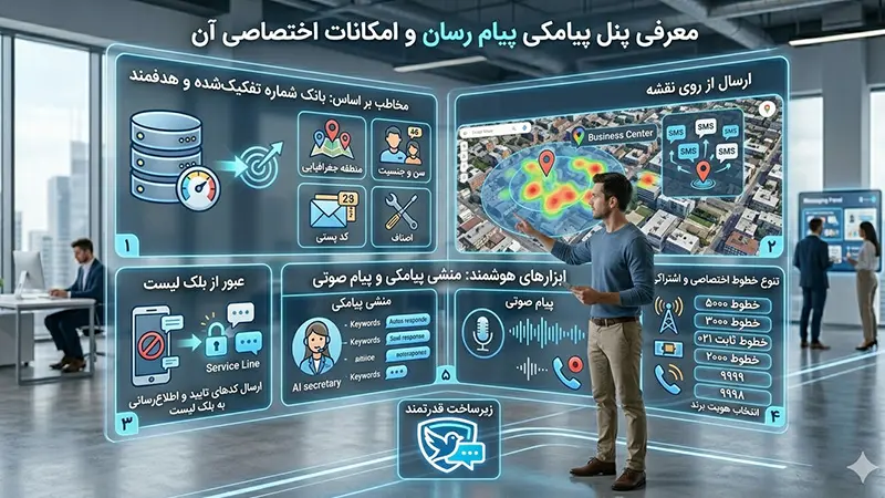 امکانات اختصاصی پیام رسان