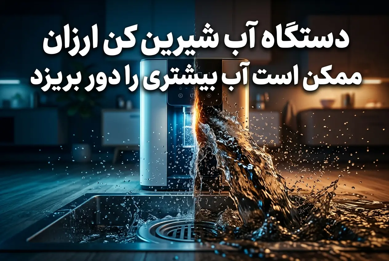 1. دستگاه آب شیرین کن ارزان ممکن است آب بیشتری را دور بریزد!