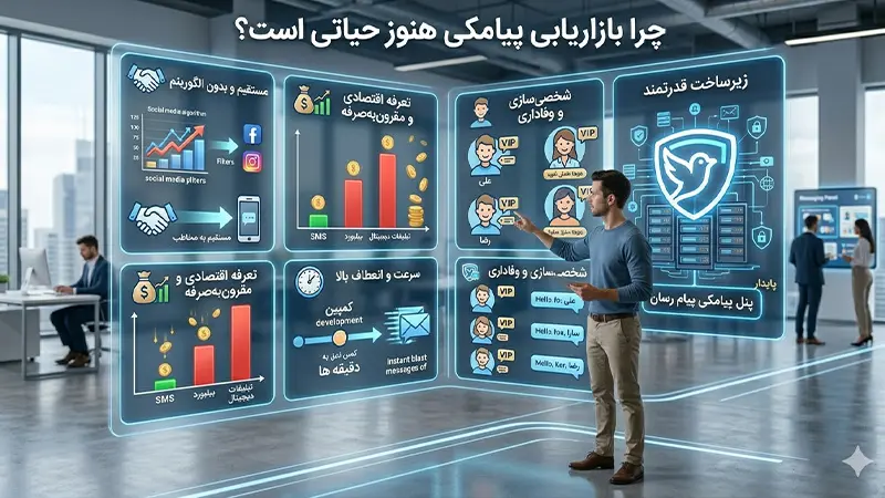 چرا بازاریابی پیامکی هنوز حیاتی است