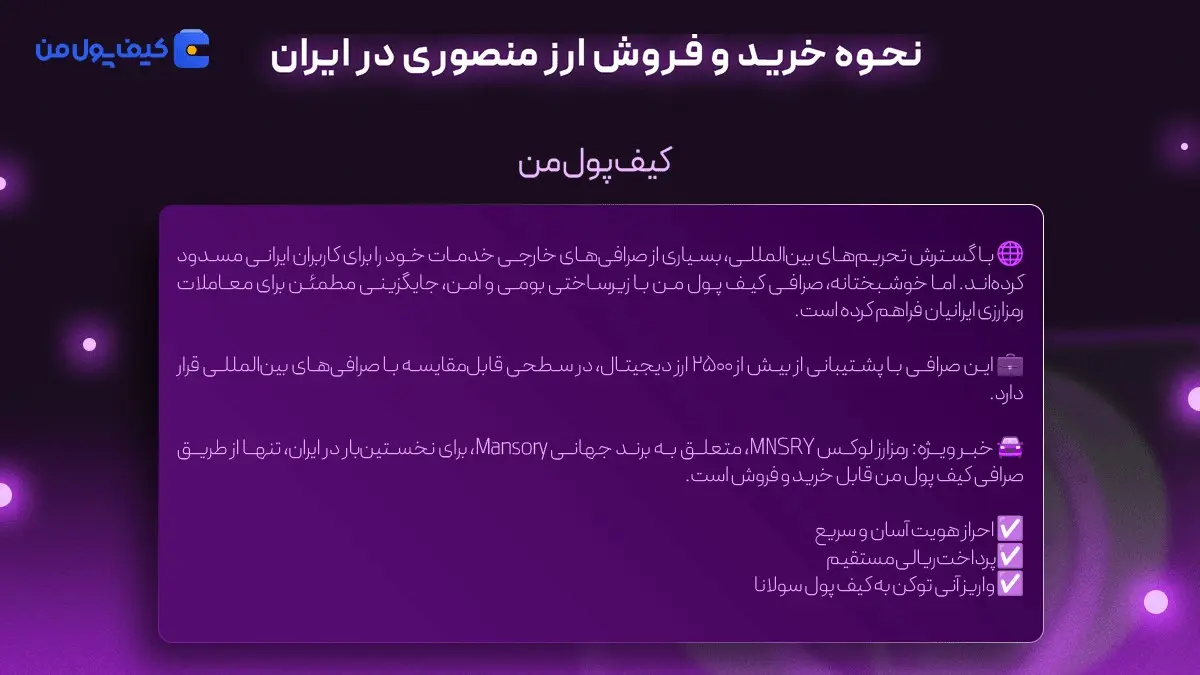 خرید توکن منصوری | سواپ ارز دیجیتال چیست | صرافی کیف پول من