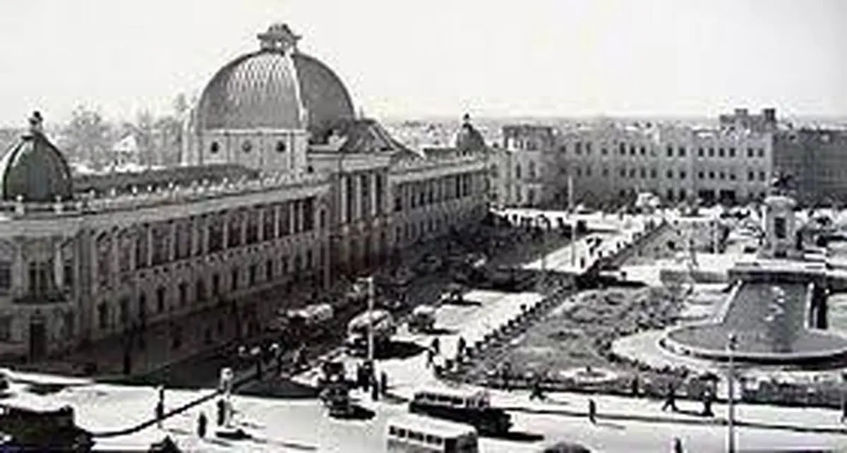 ویدئوی نایاب و دیده نشده از میدان توپخانه تهران در قدیم