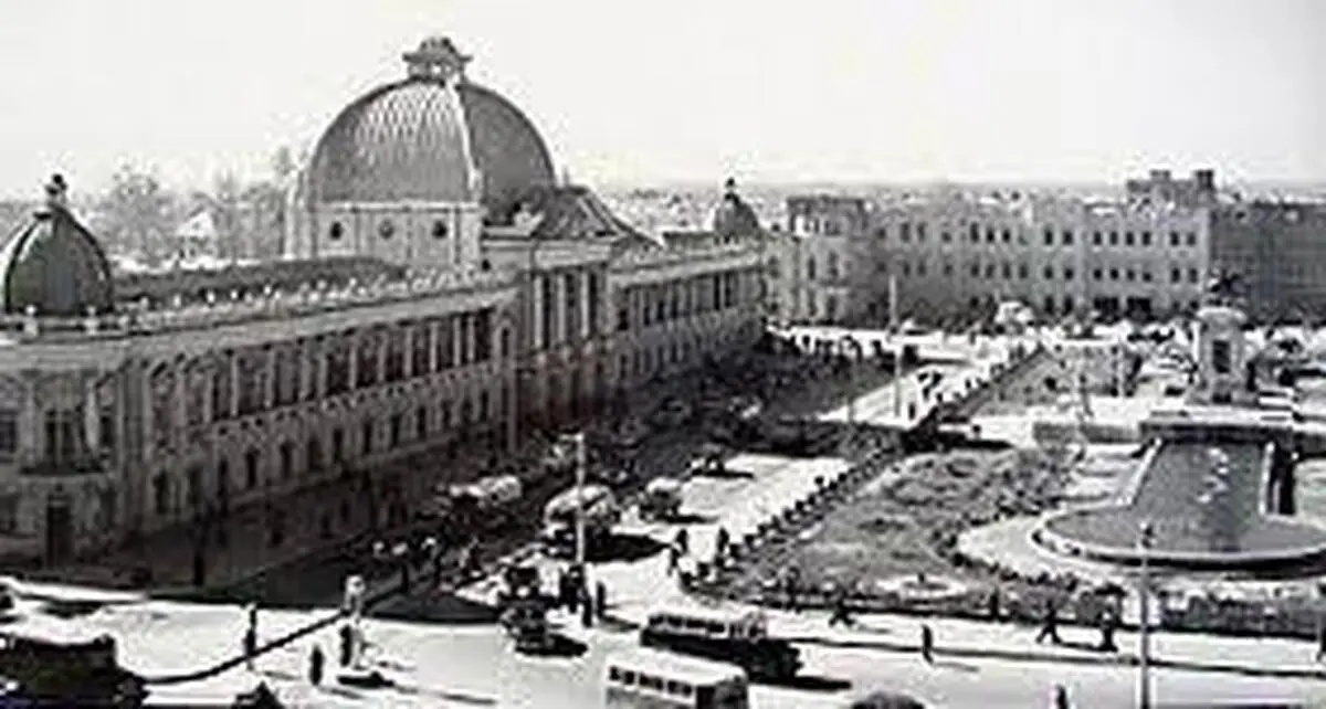 ویدئوی نایاب و دیده نشده از میدان توپخانه تهران در قدیم