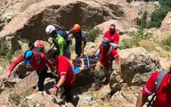 نجات کوهنورد جوان در ارتفاعات شمال تهران 