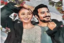 عکس فوق عاشقانه و زیبای نوید محمدزاده از فرشته حسینی