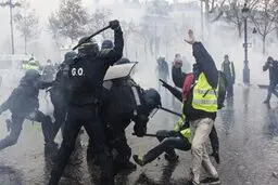 اعتصاب پلیس فرانسه
