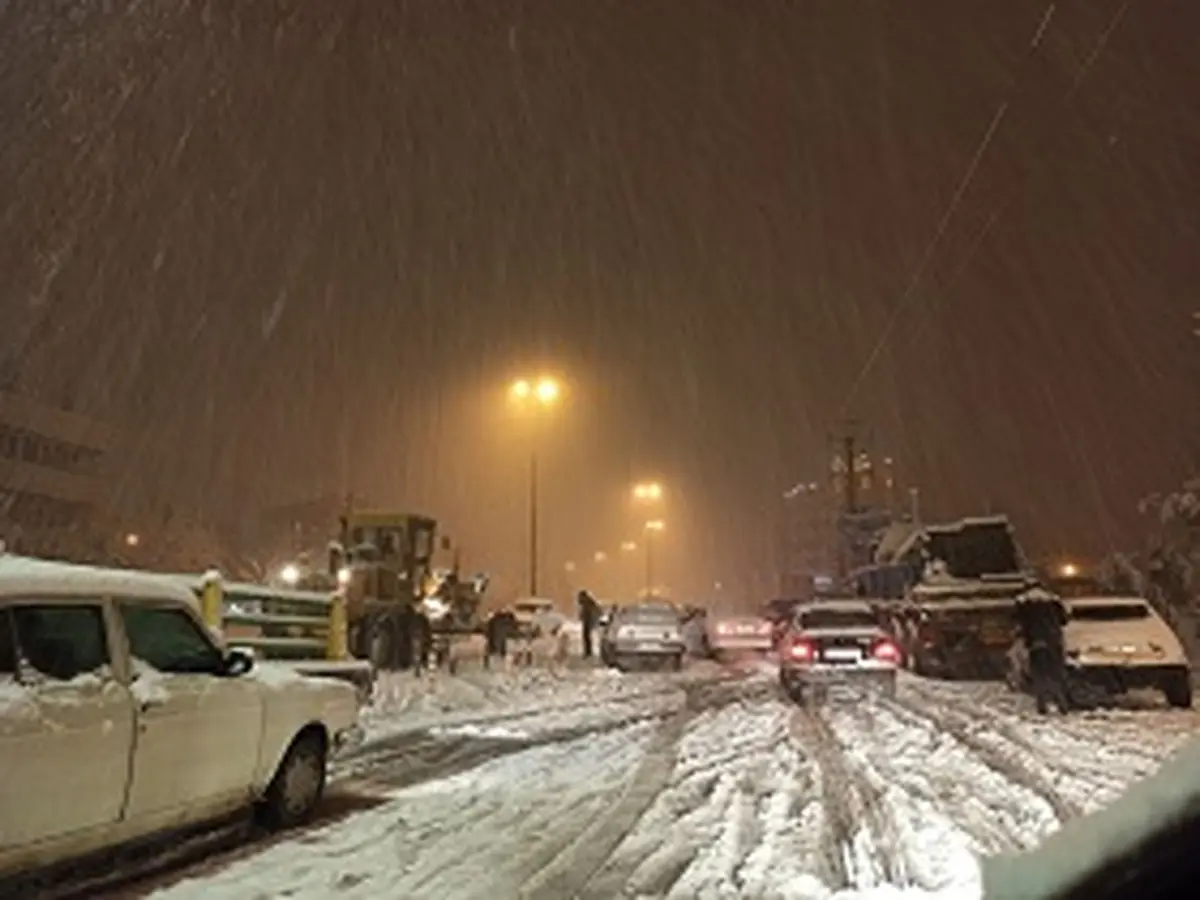 جاده چالوس باز شد 