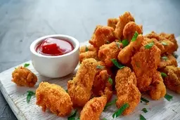 دیگه ناگت بازاری نخر خودت تو خونه با ۱ کیلو مرغ بپز + ویدیو 