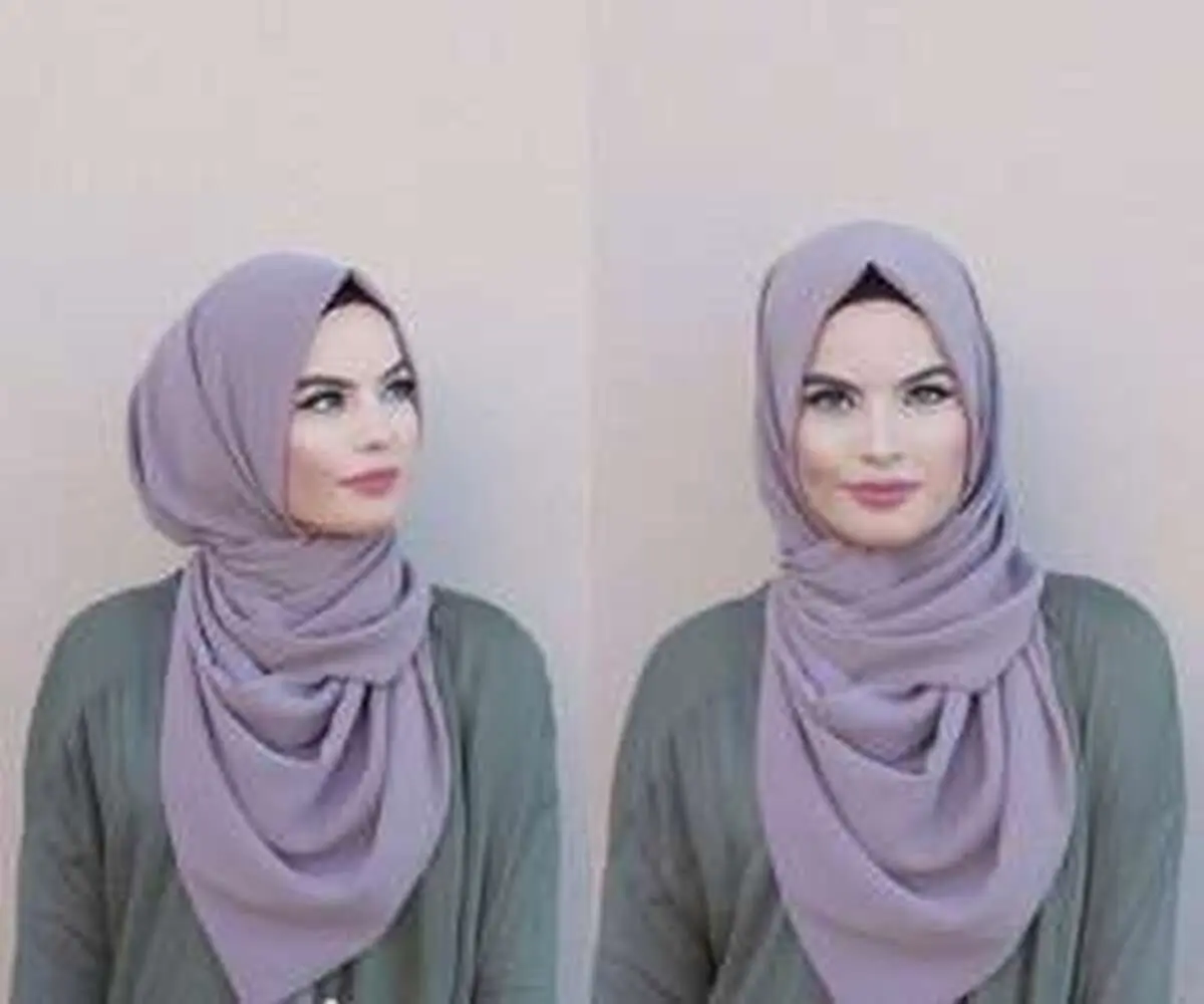 مدل های خاص بستن روسری + تصاویر