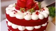 کیک خاص و خوشمزه برای میهمانی و تولد | کیک ردولوت کافی شاپی + دانلود ویدئو