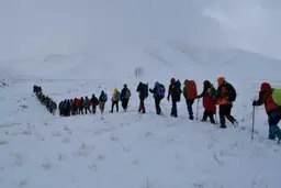 ناپدید شدن ۲۲ کوهنورد در ارتفاعات شاه جهان شیروان