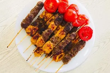 طرز تهیه کباب دو رنگ برای شام | دیگه کباب و ساده نپز 