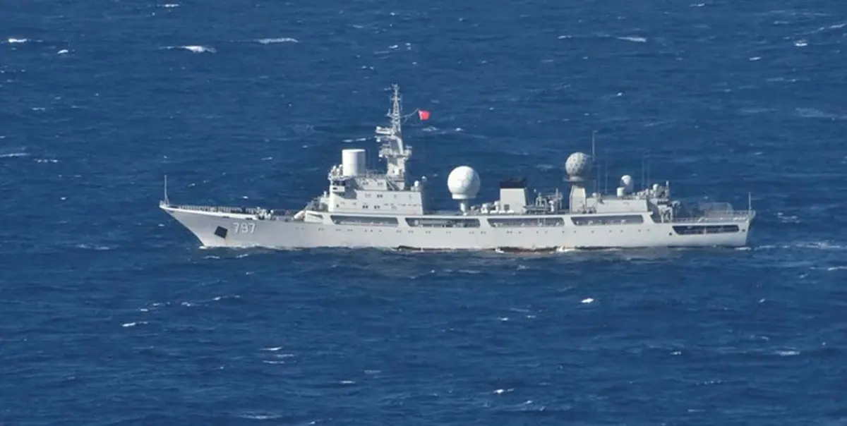 حضور کشتی جاسوسی چینی در آب‌های این کشور، تجاوزکارانه بود