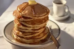 این پنکیک هم عصرونه خوبیه هم صبحانه مقوی ای هست! | طرز تهیه پنکیک خرمالو +ویدئو