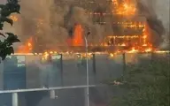 حمله اسرائیل به ساختمان اداره مهاجرت و پاسپورت سوریه