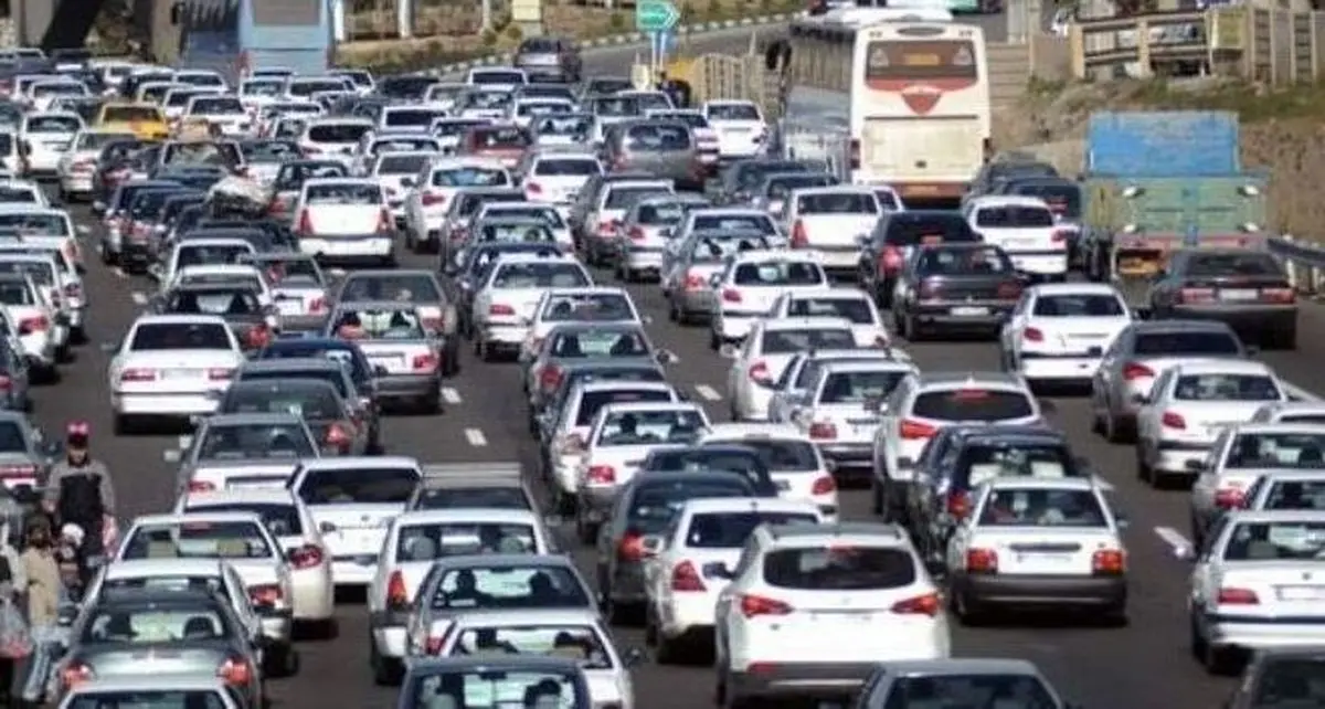  ترافیک /ترافیک سنگین در مسیرهای جاده قدیم تهران- جاجرود و رودهن 