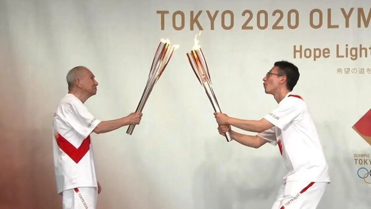 حمل مشعل المپیک ۲۰۲۰ توکیو در میان اعتراض‌ها به پایان رسید!