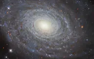 کهکشانی مارپیچی با جزئیات بی‌نظیر
