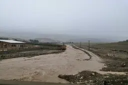 شهرستان دهلران ایلام گرفتار سیل شد+ ویدئو