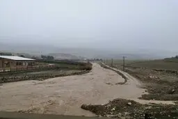 شهرستان دهلران ایلام گرفتار سیل شد+ ویدئو