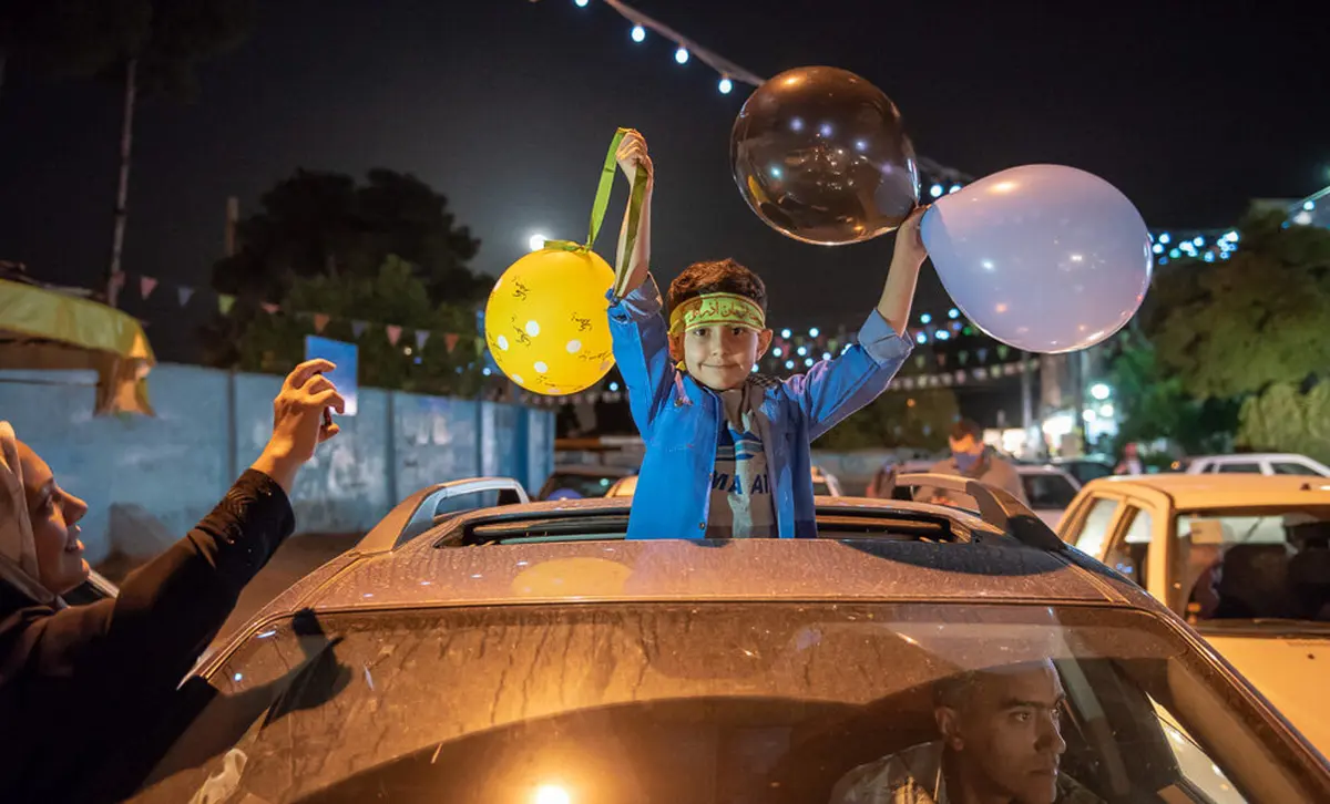 کاروان‌های جشن خیابانی در شیراز ‌ 