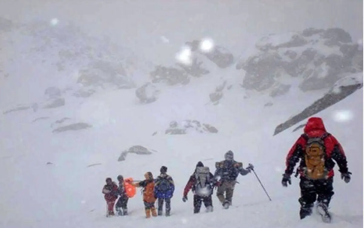  نجات 22 کوهنورد در ارتفاعات شاهو در کرمانشاه
