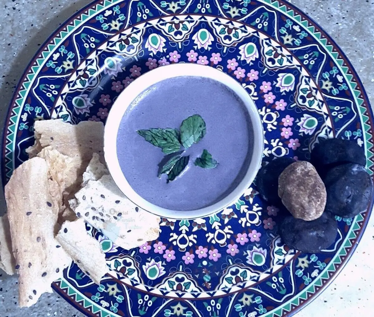 اولین غذای بنفش دنیا که متعلق به ایرانه! + عکس