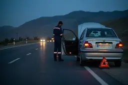 اقدامات لازم و حیاتی هنگام خرابی خودرو در جاده