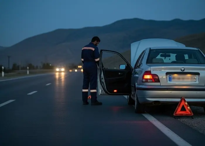اقدامات لازم و حیاتی هنگام خرابی خودرو در جاده
