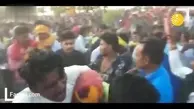  جشنواره عجیب لگدمال شدن زیر پای گاوها!+ویدئو