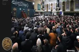 برگزاری مراسم عزاداری شهادت حضرت زهرا(س) با حضور رهبر انقلاب