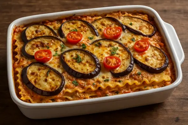 طرز تهیه لازانیا بادمجان | آدم باورش نمی‌شه لازانیا به این سادگی انقدر خوشمزه باشه +ویدئو