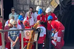 ‌‌به محبوسان بلوک C معدن طبس دسترسی پیدا نکردیم | احتمال ادامه امداد و نجات تا شب