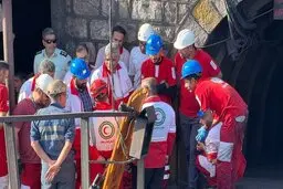‌‌به محبوسان بلوک C معدن طبس دسترسی پیدا نکردیم | احتمال ادامه امداد و نجات تا شب