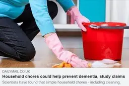 با نظافت خانه به جنگ آلزایمر بروید