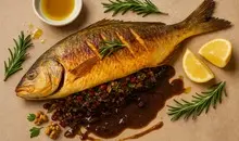 طرز تهیه ماهی شکم پر | ماهی شکم پر به سبک جنوبی‌ها +ویدئو