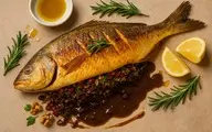 طرز تهیه ماهی شکم پر | ماهی شکم پر به سبک جنوبی‌ها +ویدئو
