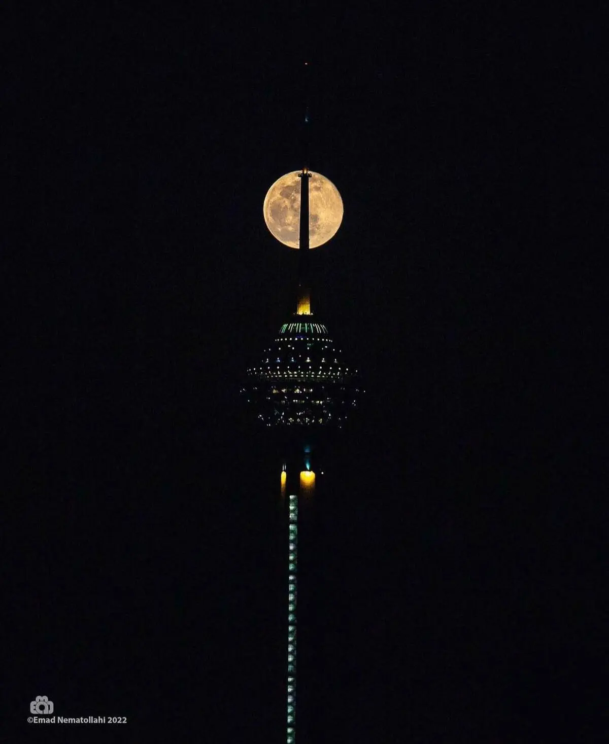 تصویر بی‌نظیری از آخرین‌ ماه کامل قرن