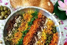 خوراک قفقازی؛ یک غذای مجلسی و بینظیر | طرز تهیه خوراک قفقازی +ویدئو