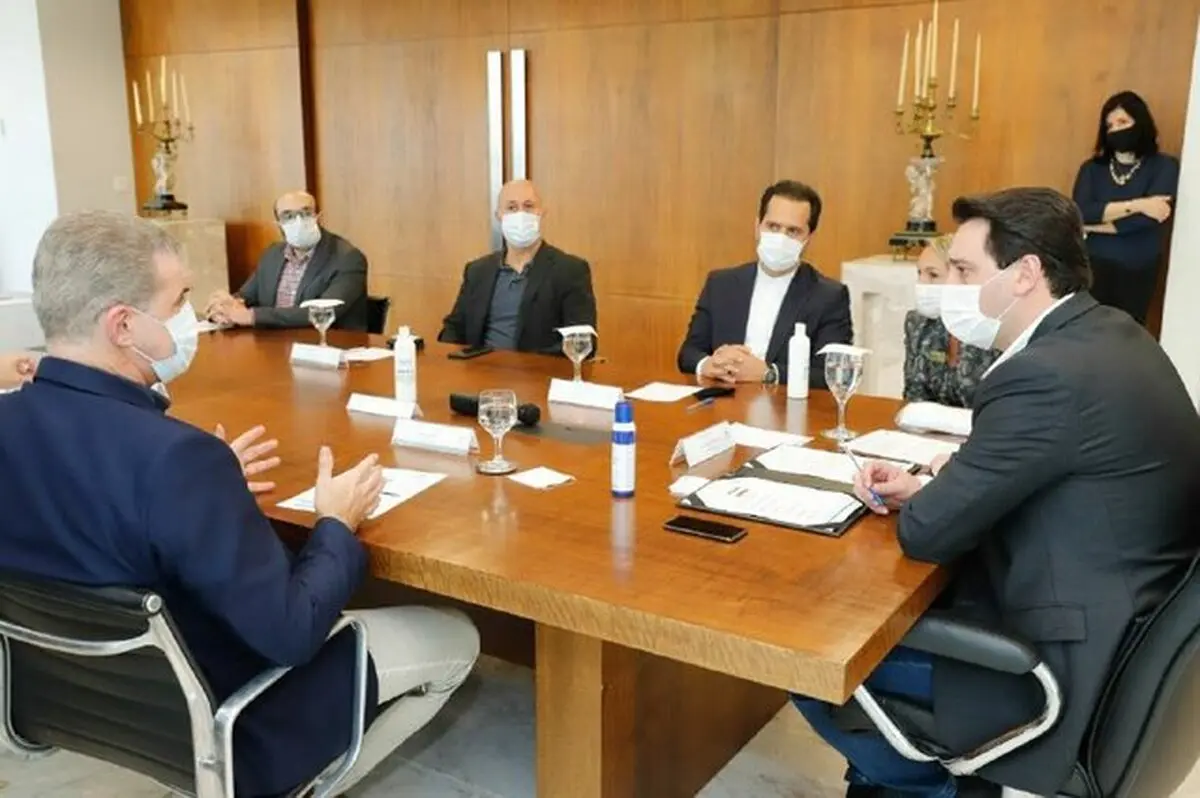 رایزنی سفیر ایران با رئیس ایالت «پارانا» برزیل با محوریت گسترش روابط تجاری  