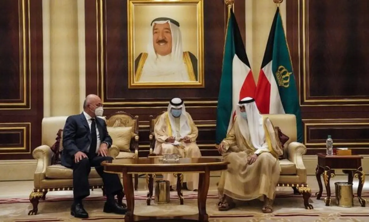 دیدار رئیس جمهوری عراق با امیر جدید کویت