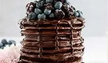 طرز تهیه مینی پنکیک شکلاتی برای تغذیه بچه ها | سریع و فوری پنکیک شکلاتی بپز