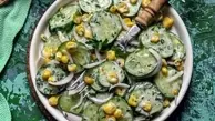 طرز تهیه سالاد خیار | یه سالاد سه سوته و بی‌دردسر +ویدئو