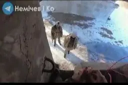 نابود کردن خط آهن نزدیک به خارکف توسط نیروهای اوکراینی+ویدئو