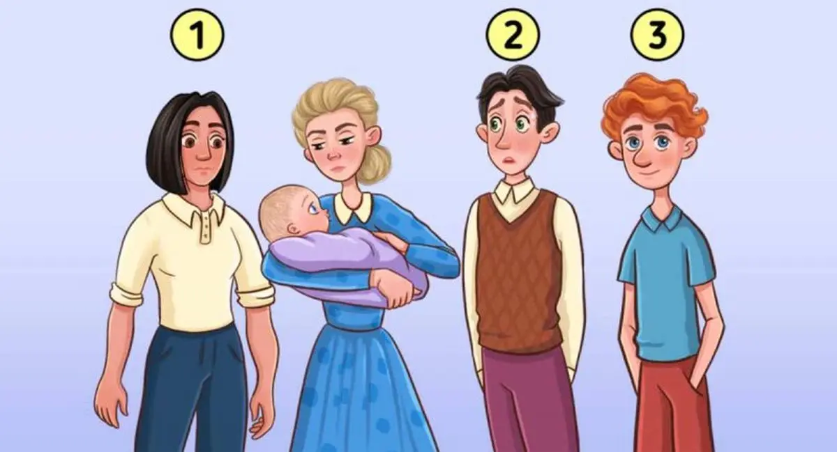 معما؛ کدامیک از این 3 نفر پدر اصلی نوزاد هستند؟ + پاسخ