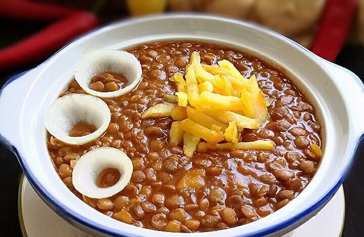  عدسی رو اینطوری بپز، لعابدار و خوشمزه میشه | طرز تهیه عدسی لعابدار بهتر از رستوران