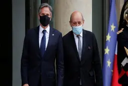 گفتگوی تلفنی وزرای خارجه آمریکا و فرانسه