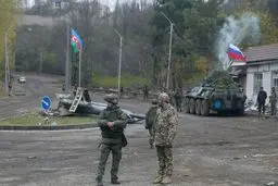 ایروان: آذربایجان آتش‌بس قره‌باغ را نقض کرد | باکو: ارمنستان تیراندازی را شروع کرد | روسیه خواستار خویشتنداری شد