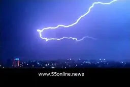 هم اکنون | لحظه‌ی دیدنی وقوع رعد و برق در آسمان  تهران+ویدئو 