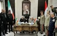 امضای توافقنامه همکاری نظامی و امنیتی ایران و سوریه