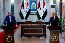 فؤاد حسین: جامعه عراق حامی قضیه فلسطین است| المالکی: مقاومتمان را از ملت عراق می‌گیریم